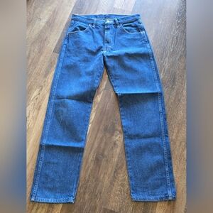 Vintage Rustler Men's Straight Blue Jeans